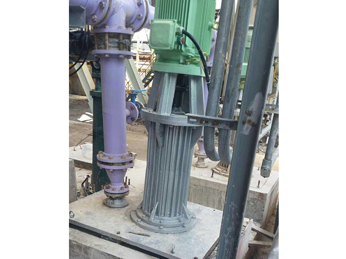 中石化上海金山石化煙氣脫硫VS5 型立式長軸地坑泵