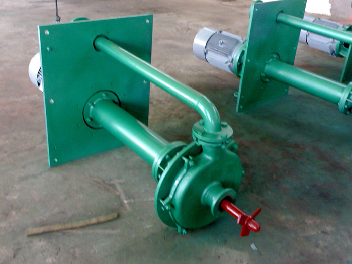 長軸耐磨式下泵帶攪拌輪，防止介質板結